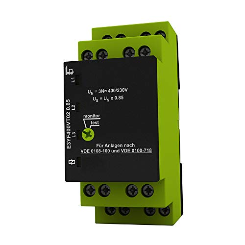 TELE HAASE E3YF400VT02 0.85 Überwachungsrelais 1341402 von Best Price Square