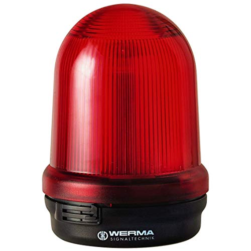 WERMA Blitzleuchte BM 230 VAC, rot, 82810068 von Best Price Square