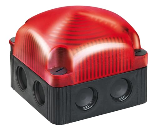 WERMA LED-Doppelblitzleuchte BWM 115-230 VAC, rot, 85311060 von Best Price Square