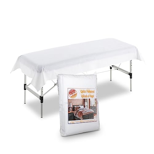 PimPam Factory - Vlies-Einweglaken ohne Gummizug - Maße: 150 x 200 cm - Gewicht 14 g - Ideal für Betten und Massageliegen - Flüssigkeitsabweisend - Pack: 10 von Best Quality PIMPAM FACTORY 100% Guaranteed