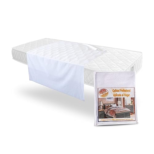 PimPam Factory Waschbare Baumwolle Matratzenauflage 80 x 190 cm - Wasserdichter Matratzenbezug für ältere Menschen, Kinder und Babys - ITEL-Zertifizierung von Best Quality PIMPAM FACTORY 100% Guaranteed