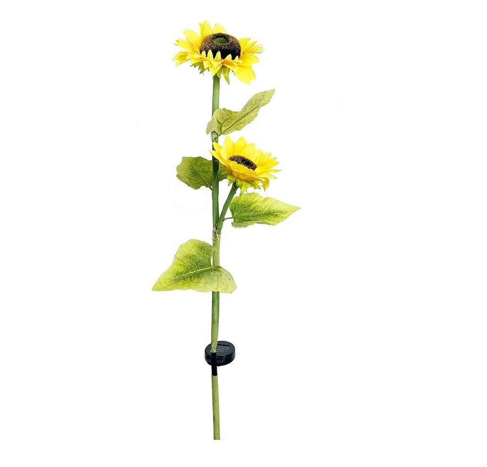 Seasonals LED Solarleuchte 1032 LED Solarstab Sunny" gelbe Sonnenblume" von Seasonals