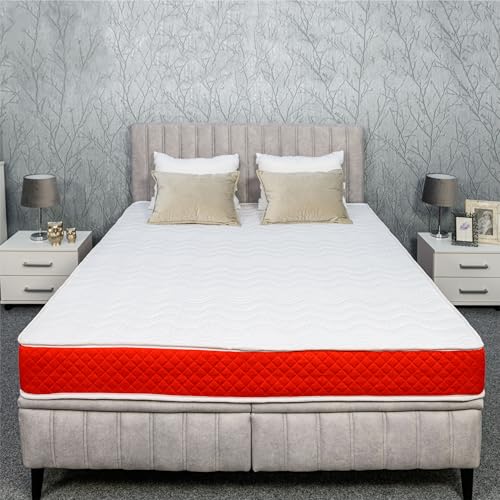 Best Sleep Diamond Red DoubleSide orthopdische Matratze, 70x190x11, Polyurethanschaum, hypoallergen, wendbar, Belftungssystem, fest von Best Sleep