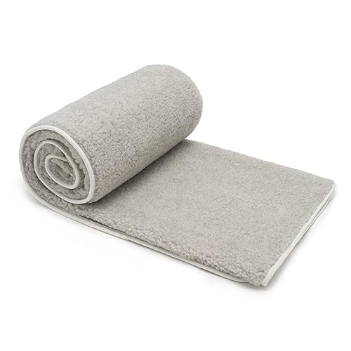 Merino Wolldecke Schurwolle 220x200 cm - Kuscheldecke aus 100% Merino Schafwolle - Groß und Flauschige Decke Wolle - Gewicht 500g/m2 - Atmungsaktives Material von Best Wool