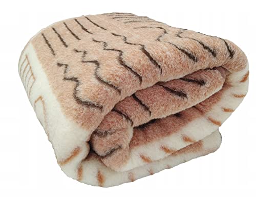 Merino Wolldecke Schurwolle 240x200 cm - Kuscheldecke aus 100% Merino Schafwolle - Groß und Flauschige Decke Wolle - Gewicht 500g/m2 - Atmungsaktives Material von Best Wool