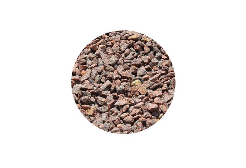 Best for Garden Trittsteine Granit Ziersplitt Rot 16-22 mm von Best for Garden