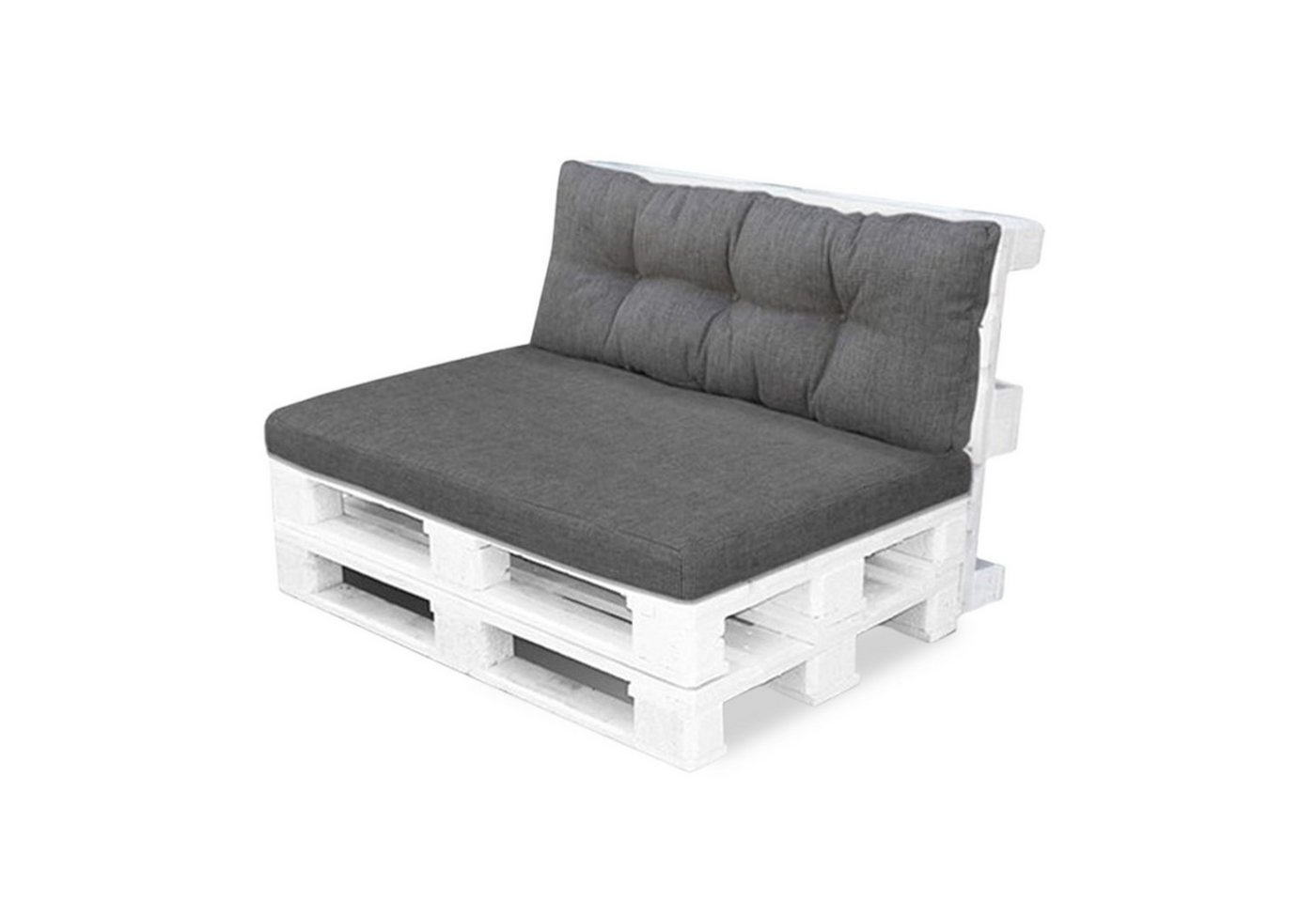 Best for Home Bank Best For Home Palettenkissen Set – Bequeme Outdoor Lounge Best for Home Bank Best For Home Palettenkissen Set – Bequeme Outdoor Lounge von Best for Home