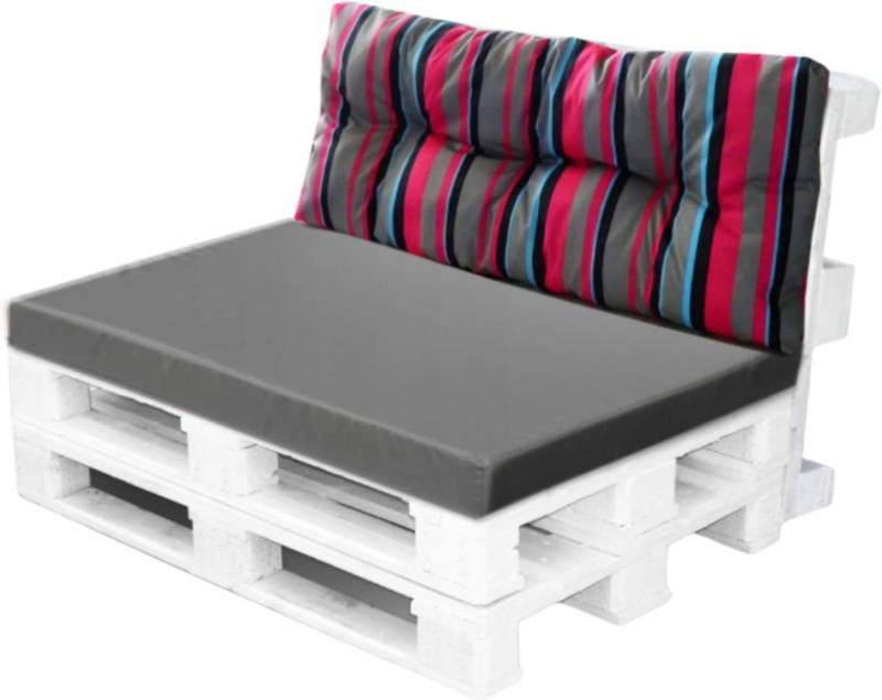 Best for Home Bank Best For Home Palettenkissen Set – Bequeme Outdoor Lounge Best for Home Bank Best For Home Palettenkissen Set – Bequeme Outdoor Lounge von Best for Home