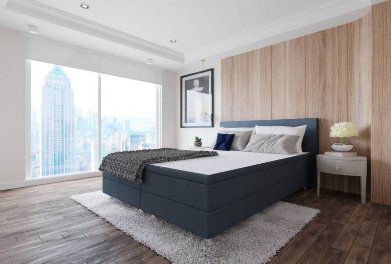 Best for Home Boxbett Neo Sawana Bonellfederkernmatratze mit 5 cm Topper (90x200 120x200 140x200 160x200 180x200 200x200), der Klassiker, TOP Preis-Leistungs-Verhältnis von Best for Home
