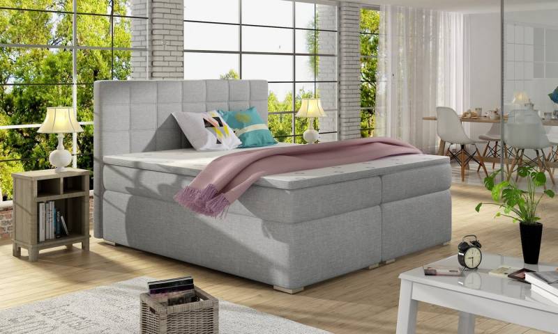Best for Home Boxspringbett Alice mit Bettkasten Bonellfederkern inkl. 4 cm Topper (140x200 160x200 180x200 cm), Handwerksqualität, TOP Preis-Leistungs-Verhältnis Best for Home Boxspringbett Alice mit Bettkasten Bonellfederkern inkl. 4 cm Topper (140x200 160x200 180x200 cm), Handwerksqualität, TOP Preis-Leistungs-Verhältnis von Best for Home