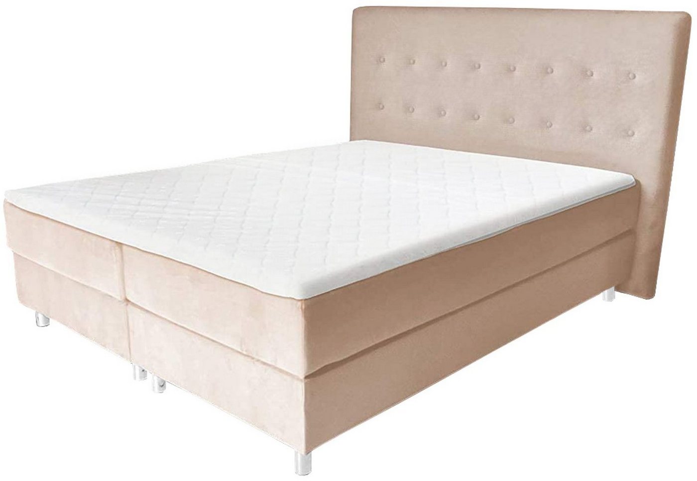 Best for Home Boxspringbett Amelia, mit Topper von Best for Home