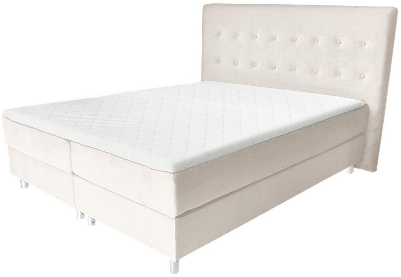 Best for Home Boxspringbett Amelia, mit Topper von Best for Home