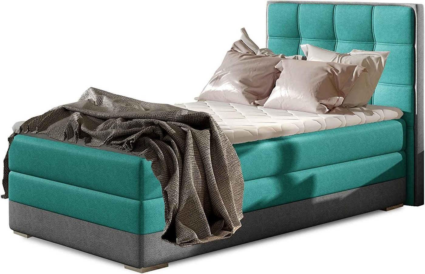 Best for Home Boxspringbett Aster mit Bettkasten Bonellfederkern inkl. 4 cm Topper (90 x 200 cm, Öffnung nach links oder rechts), Lieferung Wohnung und Aufbauservice, TOP Preis-Leistungs-Verhältnis Best for Home Boxspringbett Aster mit Bettkasten Bonellfederkern inkl. 4 cm Topper (90 x 200 cm, Öffnung nach links oder rechts), Lieferung Wohnung und Aufbauservice, TOP Preis-Leistungs-Verhältnis von Best for Home