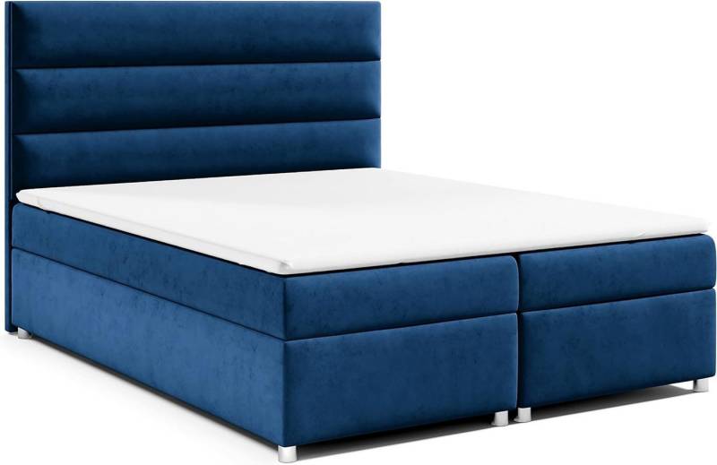Best for Home Boxspringbett Best For Home- Trinity K10 Lux Boxspringbett mit Matratze & Bettkasten (140x200 160x200 180x200 200x200 cm), mit Lieferung, Aufbau & Entsorgung, TOP- Preis-Leistungs-Verhältnis von Best for Home