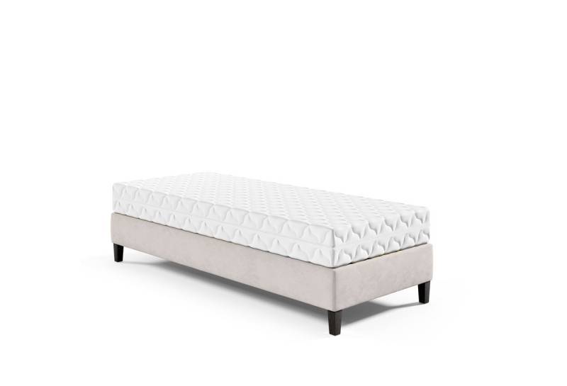Best for Home Boxspringbett Hotelbett, Gästebett, Rahmenbett, Einzelbett, Bettgestell, Massivholz (Seniorebett, Matratze, Jugendbett, Kinderbett, 70x200 80x200 90x200 100x200 cm), Komfortbett, Boxspringgestell, flexible Liefermöglichkeiten von Best for Home