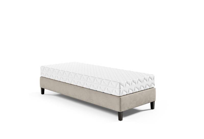 Best for Home Boxspringbett Hotelbett, Gästebett, Rahmenbett, Einzelbett, Bettgestell, Massivholz (Seniorebett, Matratze, Jugendbett, Kinderbett, 70x200 80x200 90x200 100x200 cm), Komfortbett, Boxspringgestell, Verschiedene Liefermöglichkeiten von Best for Home