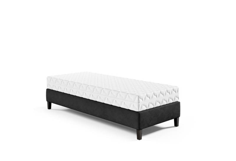 Best for Home Boxspringbett Hotelbett, Gästebett, Rahmenbett, Einzelbett, Bettgestell, Massivholz (Seniorebett, Matratze, Jugendbett, Kinderbett, 70x200 80x200 90x200 100x200 cm), Komfortbett, Boxspringgestell, Verschiedene Liefermöglichkeiten von Best for Home