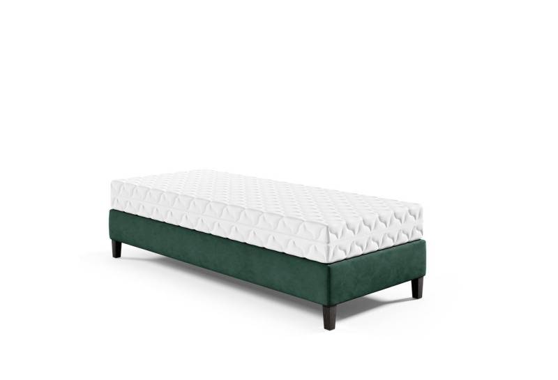 Best for Home Boxspringbett Hotelbett, Gästebett, Rahmenbett, Einzelbett, Bettgestell, Massivholz (Seniorebett, Matratze, Jugendbett, Kinderbett, 70x200 80x200 90x200 100x200 cm), Komfortbett, Boxspringgestell, flexible Liefermöglichkeiten von Best for Home