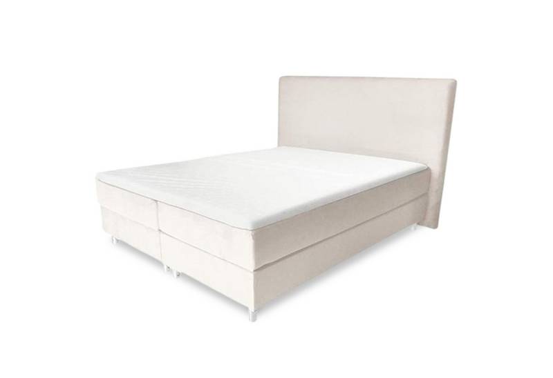 Best for Home Boxspringbett Boxspringbett Amelia – 7-Zonen-Taschenfederkernmatratze mit Topper (140x200 160x200 180x200 200x200 cm), Handwerksqualität,TOP- Preis-Leistungs-Verhältnis von Best for Home