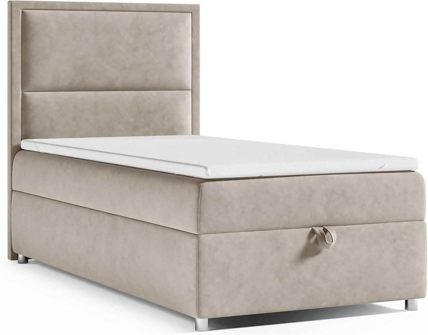 Best for Home Boxspringbett Boxspringbett Trinity K-11 SINGLE mit Bettkasten & Bonellfederkern (70x200 80x200 90x200 100x200 cm), verschiedene Liefermöglichkeiten, TOP Preis-Leistungs-Verhältnis von Best for Home
