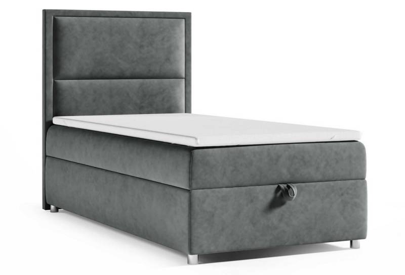 Best for Home Boxspringbett Boxspringbett Trinity K-11 SINGLE mit Bettkasten & Bonellfederkern (70x200 80x200 90x200 100x200 cm), verschiedene Liefermöglichkeiten, TOP Preis-Leistungs-Verhältnis von Best for Home