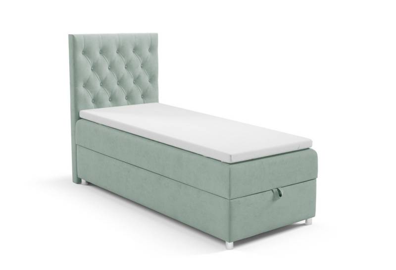 Best for Home Boxspringbett Boxspringbett Trinity K-14 mit Bettkasten & Bonell-Matratze (Einzelbett, Polsterbett mit gepolstertes Kopfteil, Jugendbett, Kinderbett versch. Größen, 70x200 80x200 90x200 100x200 cm), verschiedene Liefermöglichkeiten, Handwerksqualität Best for Home Boxspringbett Boxspringbett Trinity K-14 mit Bettkasten & Bonell-Matratze (Einzelbett, Polsterbett mit gepolstertes Kopfteil, Jugendbett, Kinderbett versch. Größen, 70x200 80x200 90x200 100x200 cm), verschiedene Liefermöglichkeiten, Handwerksqualität von Best for Home
