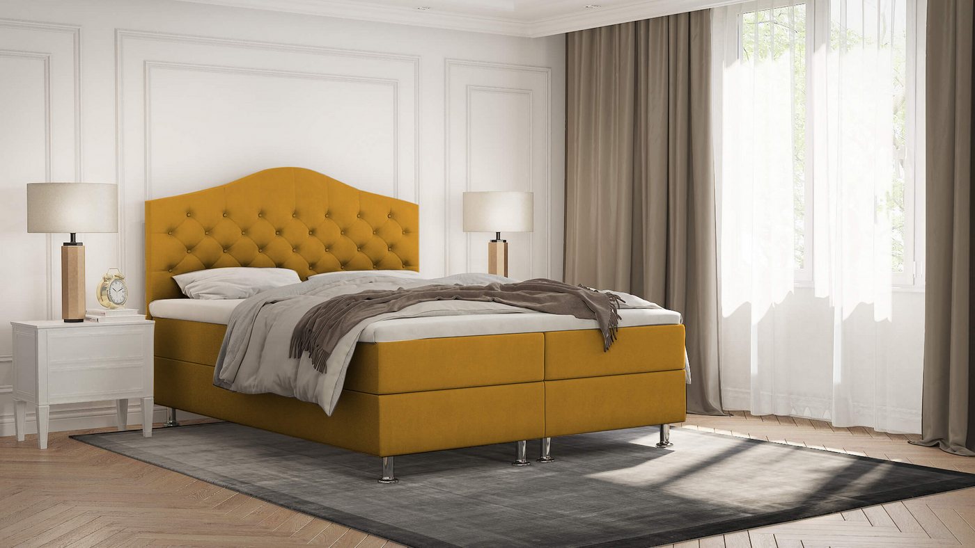 Best for Home Boxspringbett Glamour Bonellfederkern inkl. 7-Zonen Topper T-30 Best for Home Boxspringbett Glamour Bonellfederkern inkl. 7-Zonen Topper T-30 von Best for Home