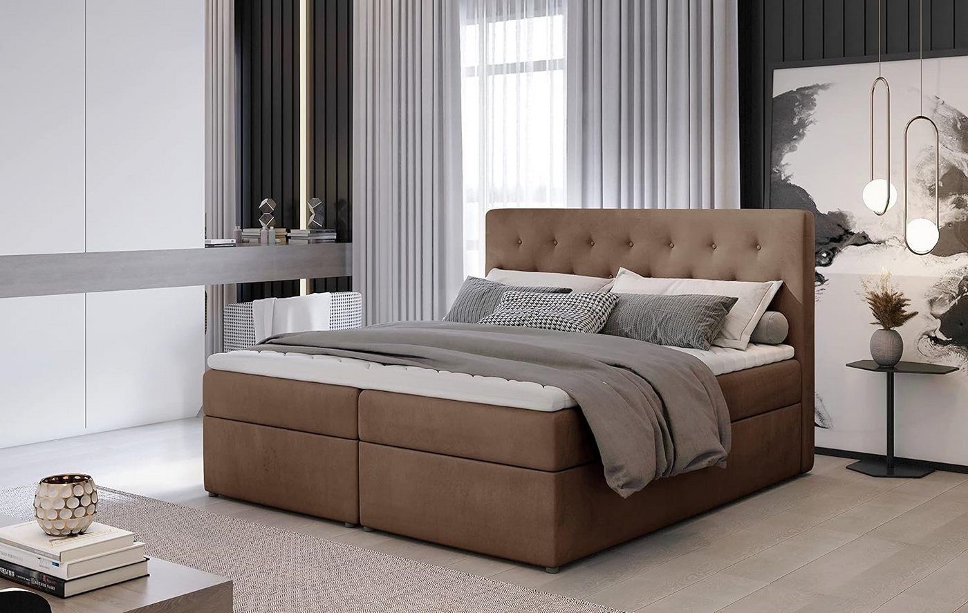 Best for Home Boxspringbett Loree mit Bettkasten Bonellfederkern inkl. 4 cm Topper (140x200 160x200 180x200 cm), Lieferung bis in die Wohnung,TOP Preis-Leistungs-Verhältnis Best for Home Boxspringbett Loree mit Bettkasten Bonellfederkern inkl. 4 cm Topper (140x200 160x200 180x200 cm), Lieferung bis in die Wohnung,TOP Preis-Leistungs-Verhältnis von Best for Home