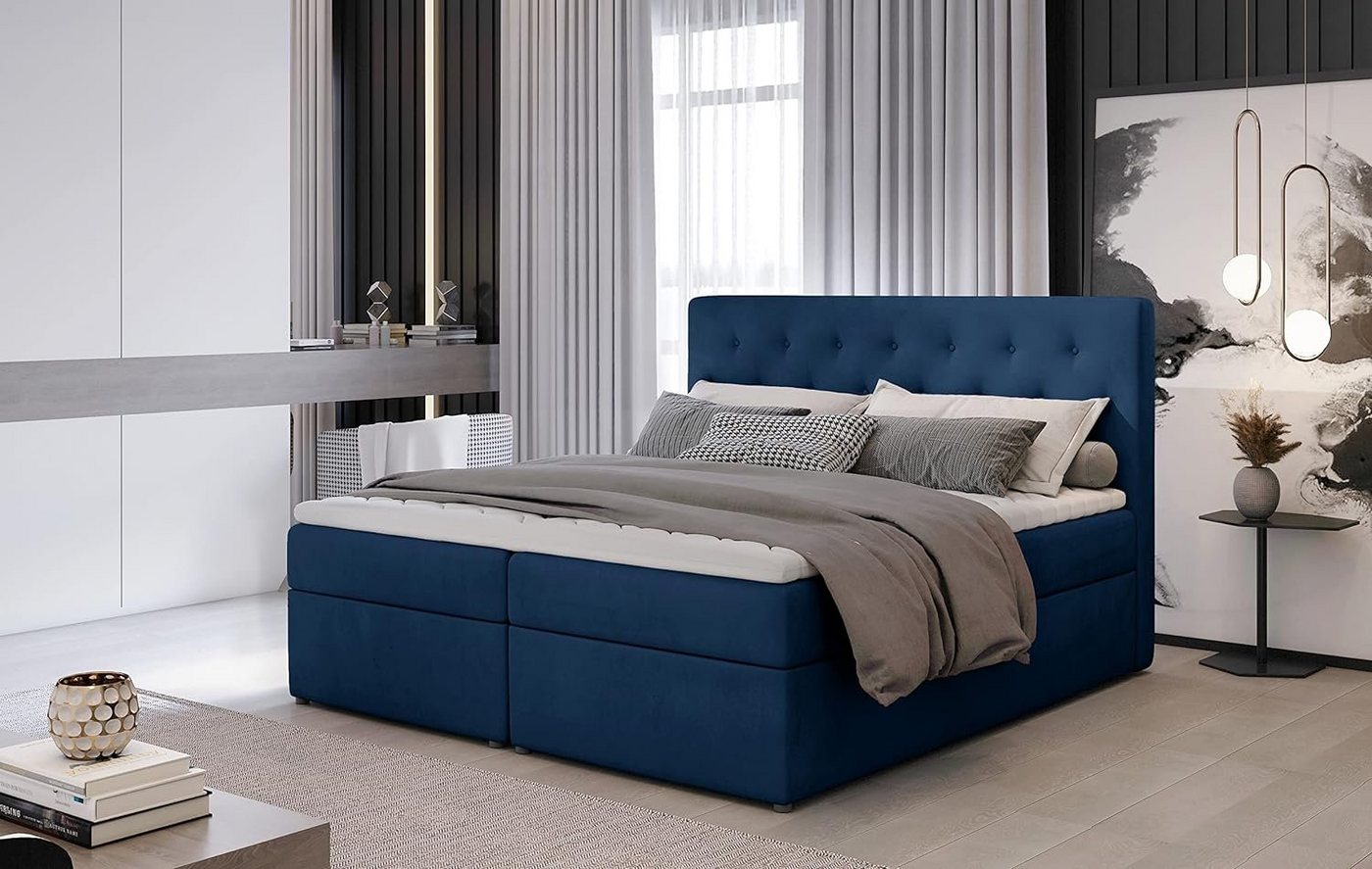 Best for Home Boxspringbett Loree mit Bettkasten Bonellfederkern inkl. 4 cm Topper (140x200 160x200 180x200 cm), Lieferung bis in die Wohnung,TOP Preis-Leistungs-Verhältnis Best for Home Boxspringbett Loree mit Bettkasten Bonellfederkern inkl. 4 cm Topper (140x200 160x200 180x200 cm), Lieferung bis in die Wohnung,TOP Preis-Leistungs-Verhältnis von Best for Home