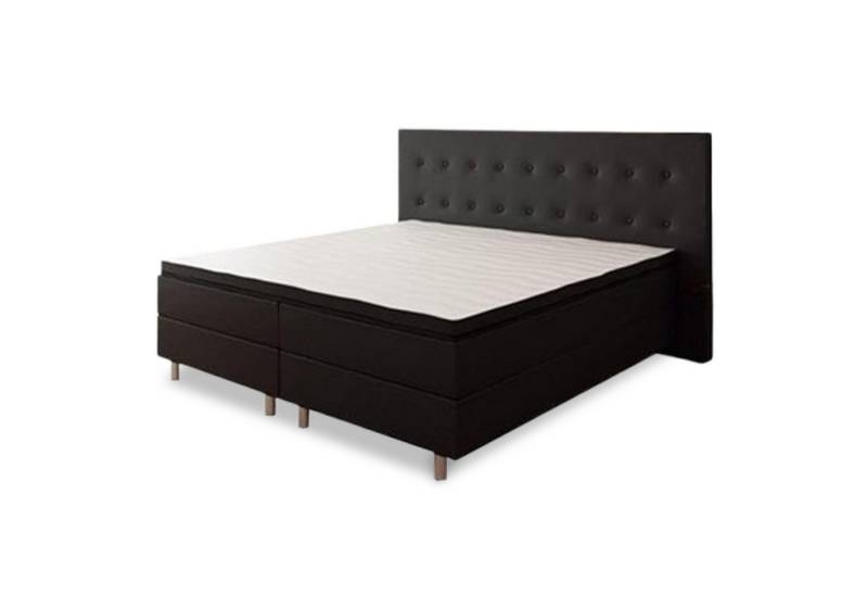 Best for Home Boxspringbett Neo Boxspringbett – 7-Zonen Bonnell Matratze mit Topper, Schwarz (140x200 160x200 180x200 200x200 cm), TOP Preis-Leistungsverhältnis, schwarz Best for Home Boxspringbett Neo Boxspringbett – 7-Zonen Bonnell Matratze mit Topper, Schwarz (140x200 160x200 180x200 200x200 cm), TOP Preis-Leistungsverhältnis, schwarz von Best for Home