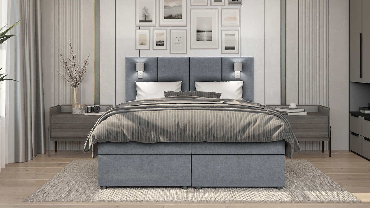 Best for Home Boxspringbett Parma Bonellfederkern inkl. 7-Zonen Topper T-30, Boxspringbett mit Bettkasten Best for Home Boxspringbett Parma Bonellfederkern inkl. 7-Zonen Topper T-30, Boxspringbett mit Bettkasten von Best for Home