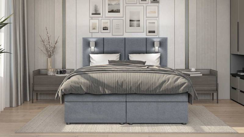 Best for Home Boxspringbett Parma Bonellfederkern inkl. 7-Zonen Topper T-30, Boxspringbett mit Bettkasten Best for Home Boxspringbett Parma Bonellfederkern inkl. 7-Zonen Topper T-30, Boxspringbett mit Bettkasten von Best for Home