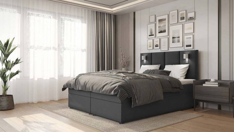 Best for Home Boxspringbett Parma Bonellfederkern inkl. 7-Zonen Topper T-30, Boxspringbett mit Bettkasten Best for Home Boxspringbett Parma Bonellfederkern inkl. 7-Zonen Topper T-30, Boxspringbett mit Bettkasten von Best for Home