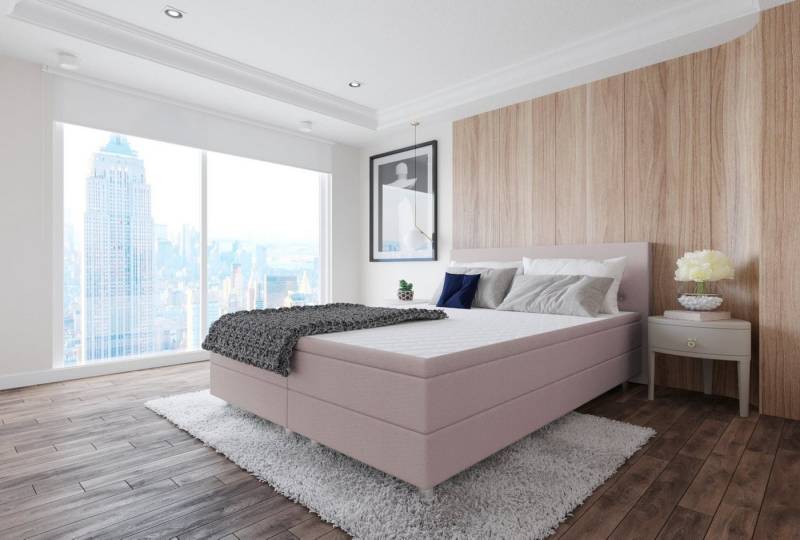 Best for Home Boxspringbett Sawanna, mit Topper von Best for Home