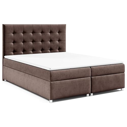 Best for Home|Boxspringbett Trinity K-12 mit Bonellfederkernmatratze H3 & 7cm PUR-Schaum-Topper|Bettkasten mit Federmechanismus | Boxspringbett 160x200 | Polsterbett 160x200 | Doppelbett160x200 Best for Home|Boxspringbett Trinity K-12 mit Bonellfederkernmatratze H3 & 7cm PUR-Schaum-Topper|Bettkasten mit Federmechanismus | Boxspringbett 160x200 | Polsterbett 160x200 | Doppelbett160x200 von Best for Home