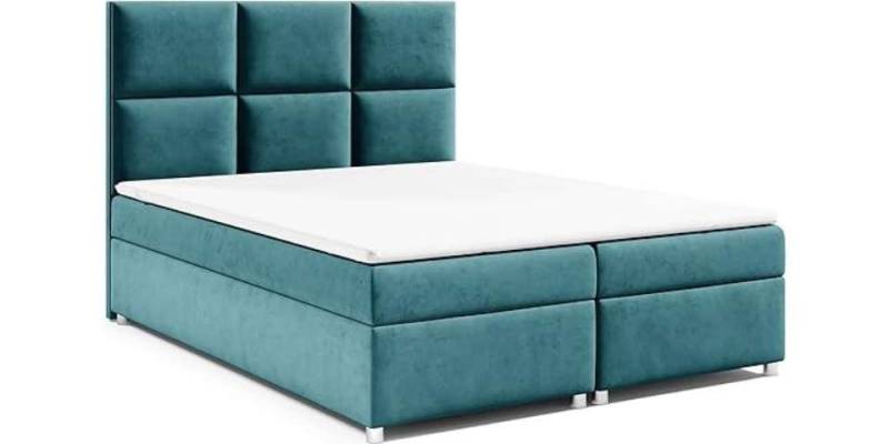 Best for Home Boxspringbett mit Bettkasten Trinity K-13 Bonellfederkern inkl. 7 cm Topper (140x200 160x200 180x200 200x200 cm), mit Lieferung, Aufbau & Entsorgung, TOP- Preis-Leistungs-Verhältnis von Best for Home