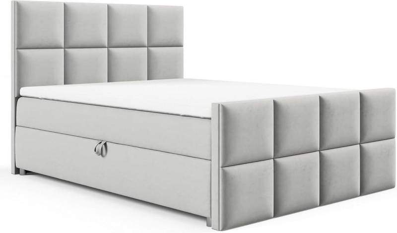 Best for Home Boxspringbett Trinity K-2 Lux Boxspringbett mit Stauraum, Matratze & Topper (140x200 160x200 180x200 200x200 cm), Verschiedene Liefermöglichkeiten, TOP Preis-Leistungs-Verhältnis von Best for Home