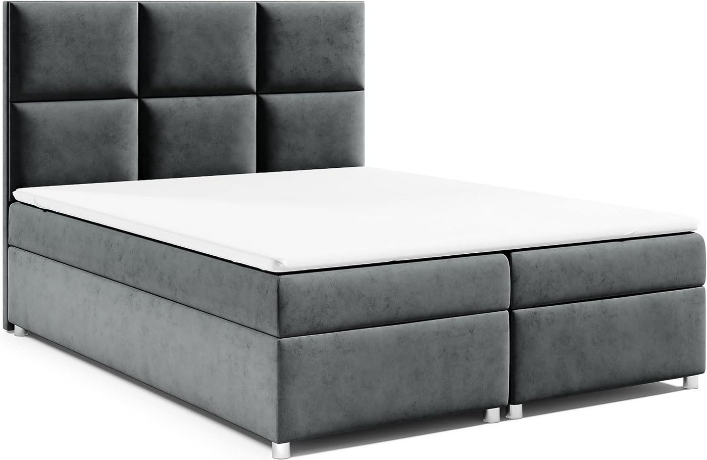 Best for Home Boxspringbett mit Bettkasten Trinity K-13 Bonellfederkern inkl. 7 cm Topper (Bonell-Matratze, gepolstertes Kopfteil, Doppelbett versch. Größen, 140x200 160x200 180x200 200x200 cm), Handwerksqualität, TOP Preis-Leistungs-Verhältnis Best for Home Boxspringbett mit Bettkasten Trinity K-13 Bonellfederkern inkl. 7 cm Topper (Bonell-Matratze, gepolstertes Kopfteil, Doppelbett versch. Größen, 140x200 160x200 180x200 200x200 cm), Handwerksqualität, TOP Preis-Leistungs-Verhältnis von Best for Home