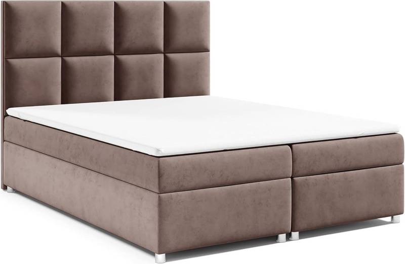 Best for Home Boxspringbett mit Bettkasten Trinity K2 Bonell-Matratze inkl. 7 cm Topper (Polsterbett Doppelbett Boxbett mit gepolstertes Kopfteil, versch. Größen, 140x200 160x200 180x200 200x200 cm), Handwerksqualität, TOP Preis-Leistungs-Verhältnis Best for Home Boxspringbett mit Bettkasten Trinity K2 Bonell-Matratze inkl. 7 cm Topper (Polsterbett Doppelbett Boxbett mit gepolstertes Kopfteil, versch. Größen, 140x200 160x200 180x200 200x200 cm), Handwerksqualität, TOP Preis-Leistungs-Verhältnis von Best for Home