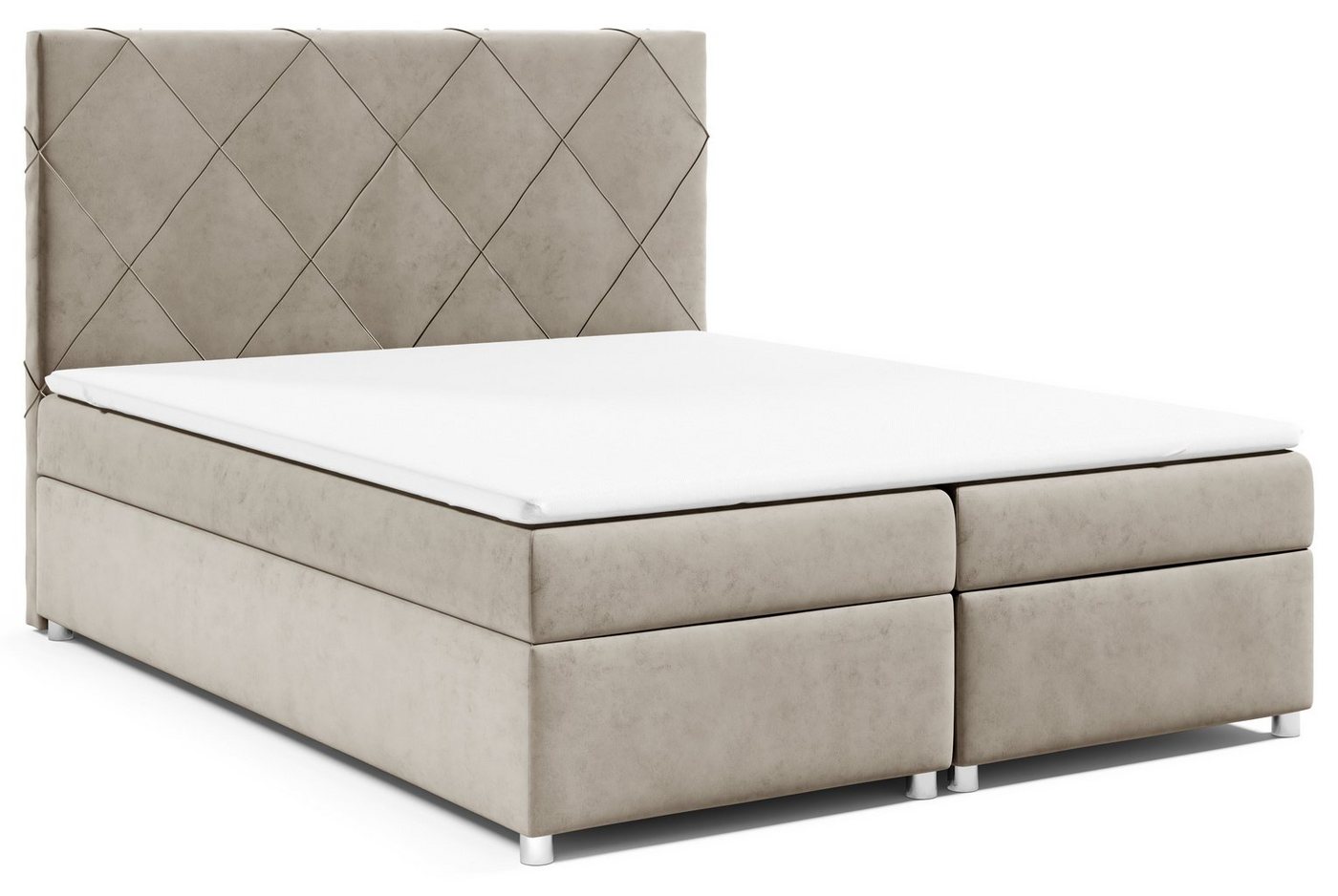 Best for Home Boxspringbett mit Bettkasten Trinity K-7 Bonellfederkern inkl. 7 cm Topper (140x200 160x200 180x200 200x200 cm), Handwerksqualität, TOP Preis-Leistungs-Verhältnis Best for Home Boxspringbett mit Bettkasten Trinity K-7 Bonellfederkern inkl. 7 cm Topper (140x200 160x200 180x200 200x200 cm), Handwerksqualität, TOP Preis-Leistungs-Verhältnis von Best for Home