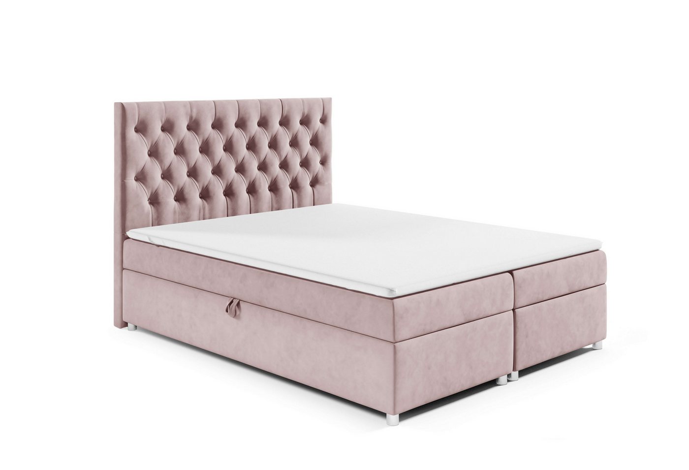 Best for Home Boxspringbett mit Bettkasten Doppelbett Trinity K14 Bonellfederkern inkl 7cm Topper (140x200 160x200 180x200 200x200 cm, Bonell-Matratze, gepolstertes Kopfteil, Polsterbett versch. Größen), mit oder ohne Topper, Flexible Liefermöglichkeiten, Handwerksqualität Best for Home Boxspringbett mit Bettkasten Doppelbett Trinity K14 Bonellfederkern inkl 7cm Topper (140x200 160x200 180x200 200x200 cm, Bonell-Matratze, gepolstertes Kopfteil, Polsterbett versch. Größen), mit oder ohne Topper, Flexible Liefermöglichkeiten, Handwerksqualität von Best for Home