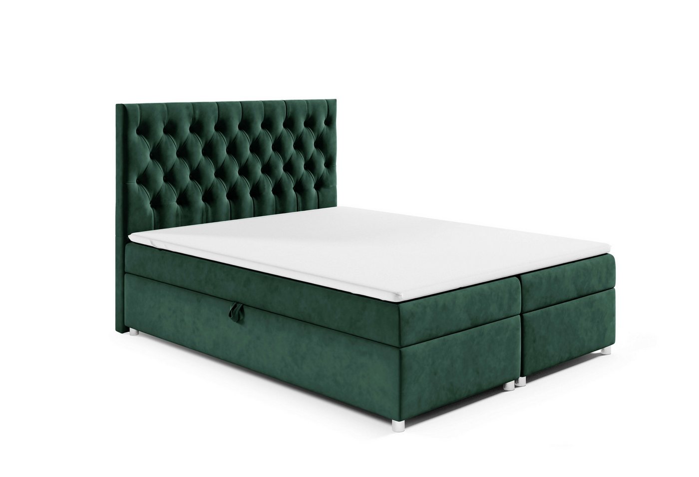 Best for Home Boxspringbett mit Bettkasten Doppelbett Trinity K14 Bonellfederkern inkl 7cm Topper (140x200 160x200 180x200 200x200 cm, Bonell-Matratze, gepolstertes Kopfteil, Polsterbett versch. Größen), mit oder ohne Topper, Flexible Liefermöglichkeiten, Handwerksqualität Best for Home Boxspringbett mit Bettkasten Doppelbett Trinity K14 Bonellfederkern inkl 7cm Topper (140x200 160x200 180x200 200x200 cm, Bonell-Matratze, gepolstertes Kopfteil, Polsterbett versch. Größen), mit oder ohne Topper, Flexible Liefermöglichkeiten, Handwerksqualität von Best for Home