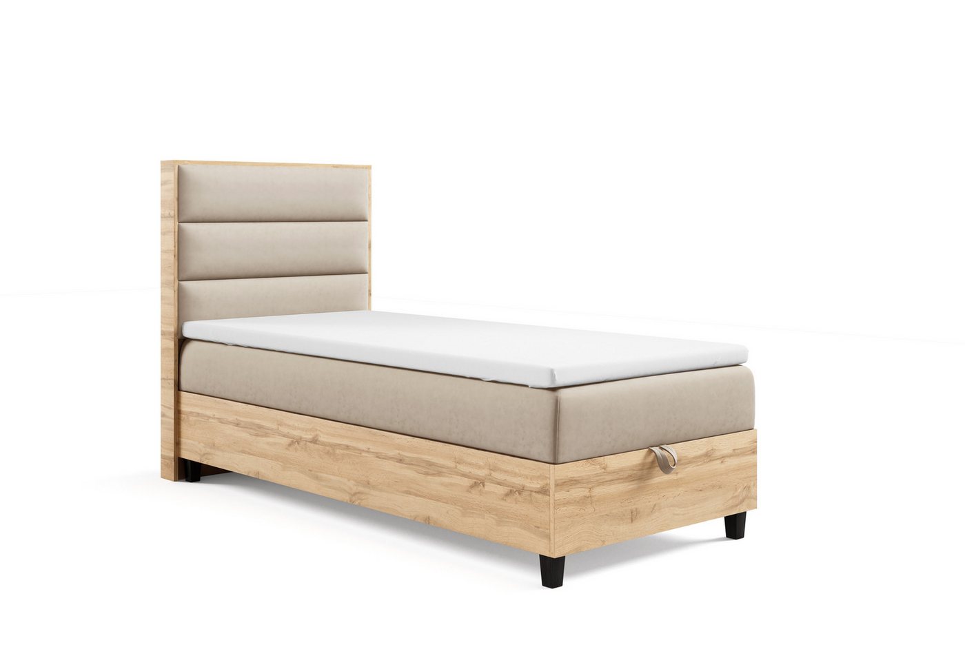 Best for Home Boxspringbett mit Bettkasten Trinity K-1 PLATE SINGLE inkl. 7 cm Topper (70x200 80x200 90x200 100x200 cm), Verschiedene Liefermöglichkeiten, TOP Preis-Leistungs-Verhältnis Best for Home Boxspringbett mit Bettkasten Trinity K-1 PLATE SINGLE inkl. 7 cm Topper (70x200 80x200 90x200 100x200 cm), Verschiedene Liefermöglichkeiten, TOP Preis-Leistungs-Verhältnis von Best for Home