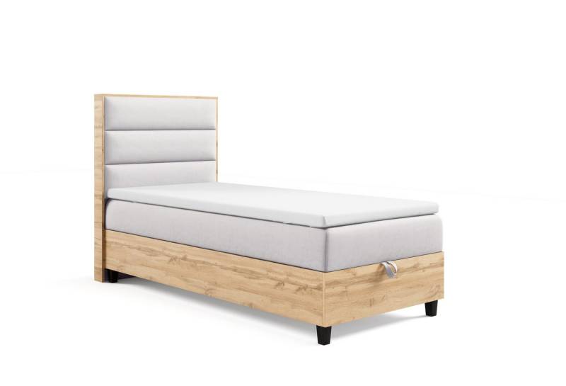 Best for Home Boxspringbett mit Bettkasten Trinity K-1 PLATE SINGLE inkl. 7 cm Topper (70x200 80x200 90x200 100x200 cm), Verschiedene Liefermöglichkeiten, TOP Preis-Leistungs-Verhältnis Best for Home Boxspringbett mit Bettkasten Trinity K-1 PLATE SINGLE inkl. 7 cm Topper (70x200 80x200 90x200 100x200 cm), Verschiedene Liefermöglichkeiten, TOP Preis-Leistungs-Verhältnis von Best for Home