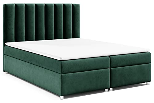 Best for Home Boxspringbett mit Bettkasten Trinity K-10 Bonellfederkern inkl. Topper 180x200 Grün Best for Home Boxspringbett mit Bettkasten Trinity K-10 Bonellfederkern inkl. Topper 180x200 Grün von Best for Home