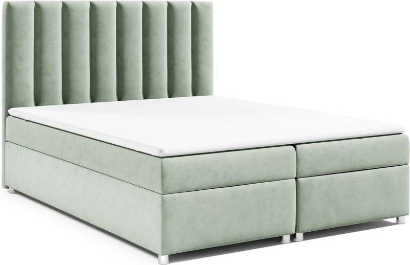 Best for Home Boxspringbett mit Bettkasten Trinity K-10 Bonellfederkern inkl. Topper von Best for Home