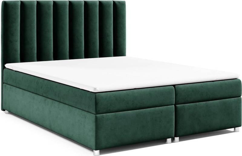 Best for Home Boxspringbett mit Bettkasten Trinity K-10 Bonellfederkern inkl. 7 cm Topper (140x200 160x200 180x200 200x200 cm), mit o. ohne Kopfteil, Flexible Liefermöglichkeiten, Handwerksqualität von Best for Home