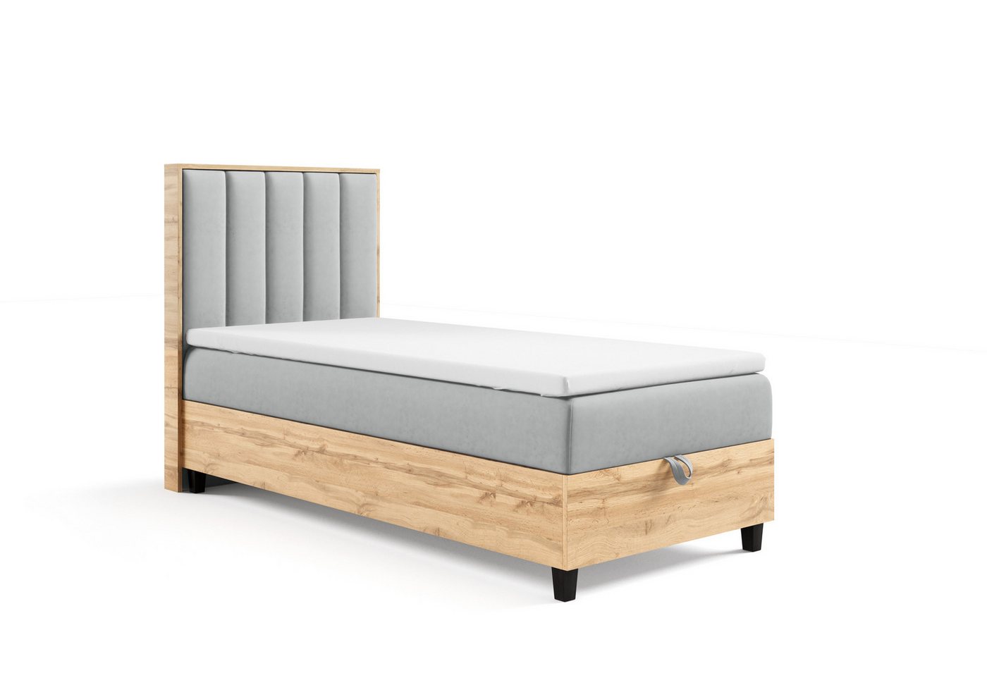 Best for Home Boxspringbett mit Bettkasten Trinity K-10 PLATE SINGLE inkl inkl. 7 cm Topper (70x200 80x200 90x200 100x200 cm), Verschiedene Liefermöglichkeiten, TOP Preis-Leistungs-Verhältnis Best for Home Boxspringbett mit Bettkasten Trinity K-10 PLATE SINGLE inkl inkl. 7 cm Topper (70x200 80x200 90x200 100x200 cm), Verschiedene Liefermöglichkeiten, TOP Preis-Leistungs-Verhältnis von Best for Home