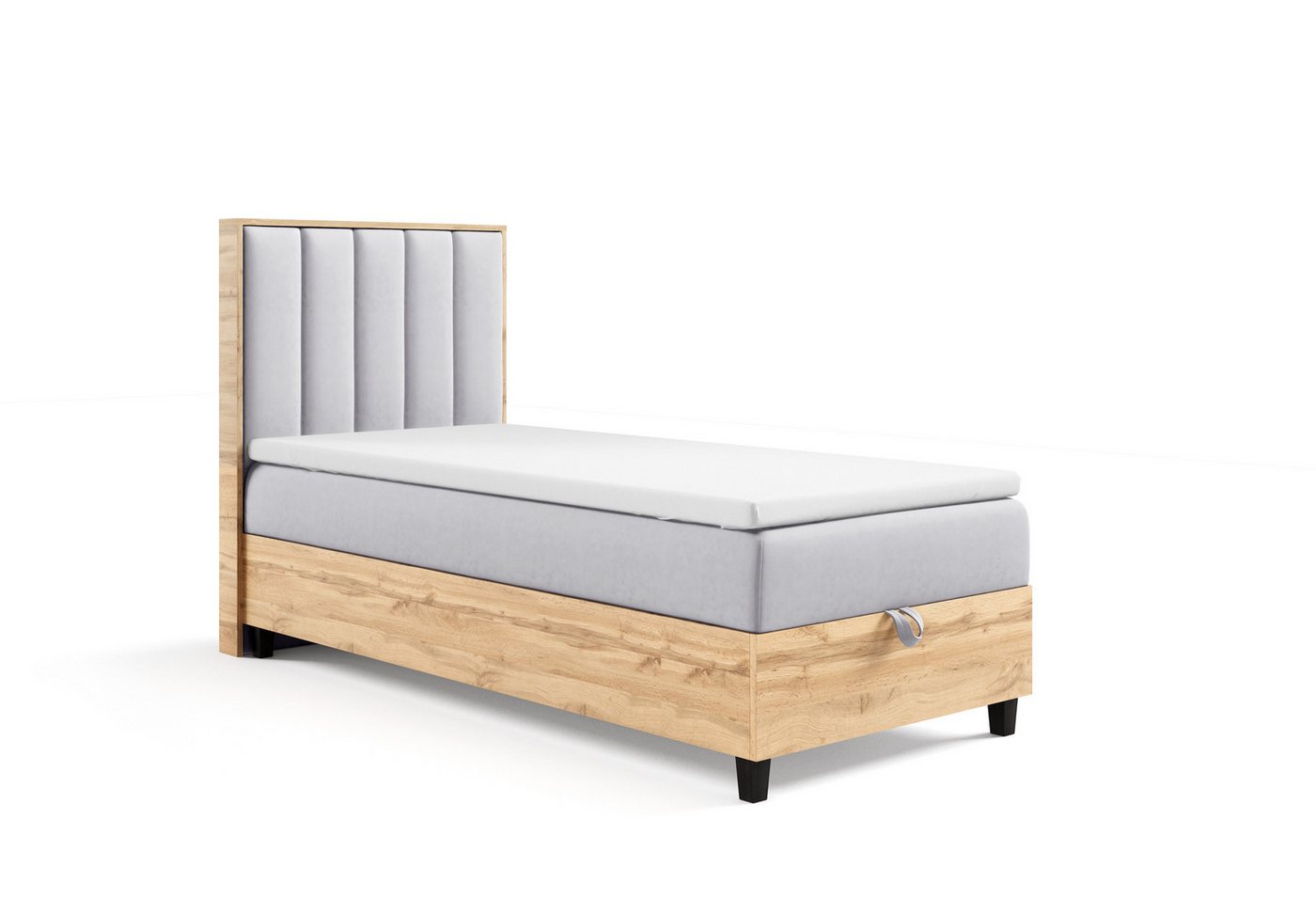 Best for Home Boxspringbett mit Bettkasten Trinity K-10 PLATE SINGLE inkl inkl. 7 cm Topper (70x200 80x200 90x200 100x200 cm), Verschiedene Liefermöglichkeiten, TOP Preis-Leistungs-Verhältnis Best for Home Boxspringbett mit Bettkasten Trinity K-10 PLATE SINGLE inkl inkl. 7 cm Topper (70x200 80x200 90x200 100x200 cm), Verschiedene Liefermöglichkeiten, TOP Preis-Leistungs-Verhältnis von Best for Home