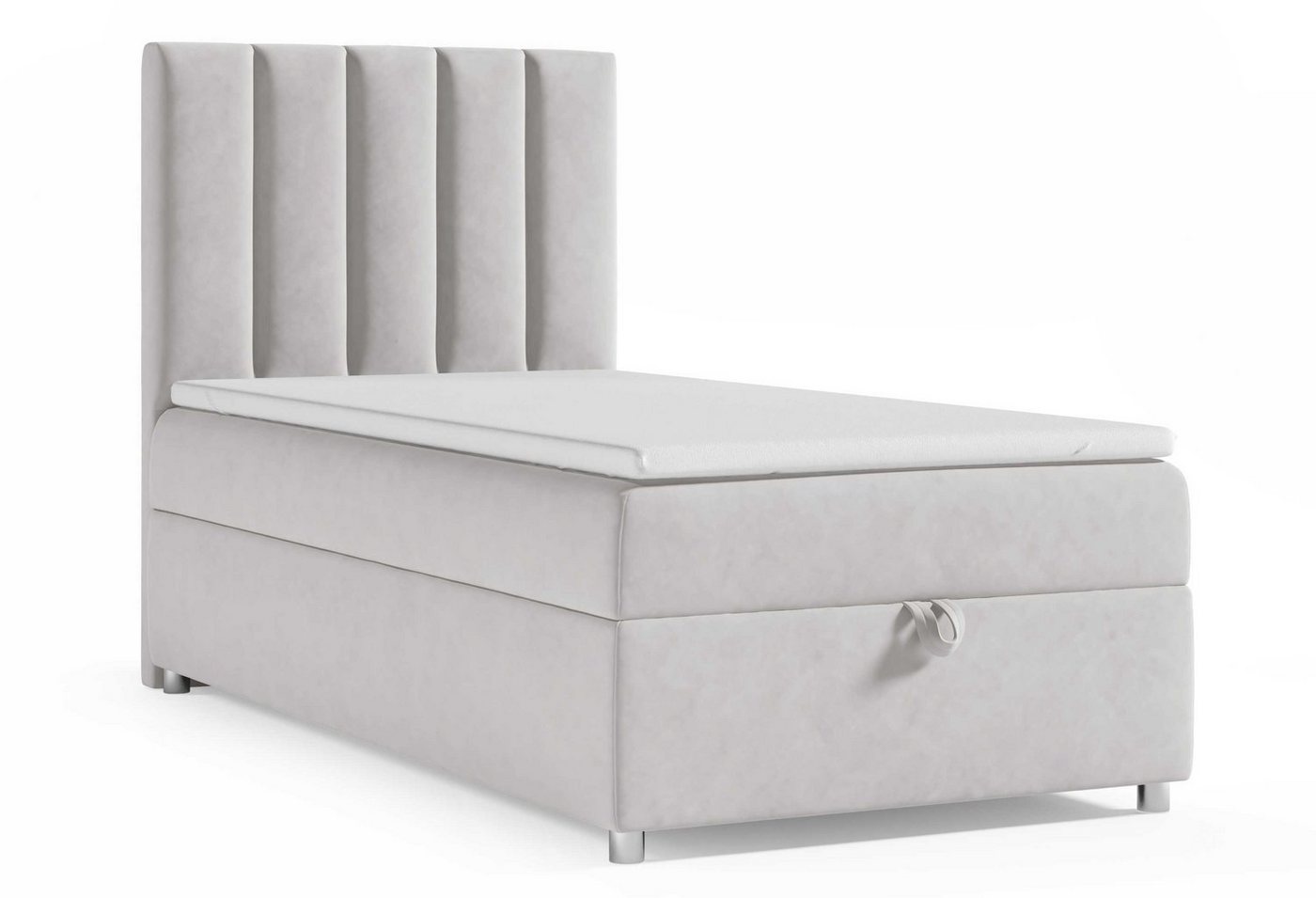 Best for Home Boxspringbett mit Bettkasten Trinity K-10 SINGLE Bonellfederkern inkl. Topper, mit Lieferung von Best for Home